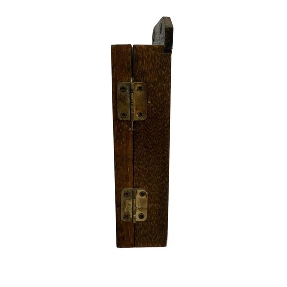 Wooden Key Holder Wall Mount VTG Stained Glass Antique Car Ford Model T Fob Trac - Picture 7 of 16